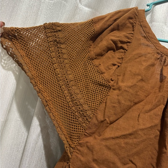 Old Navy Brown Women's Swing Dress * Sz. large - Picture 3 of 8